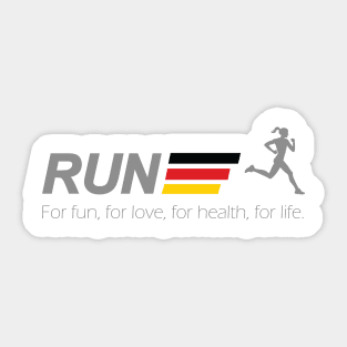 Run for life Germany Sticker